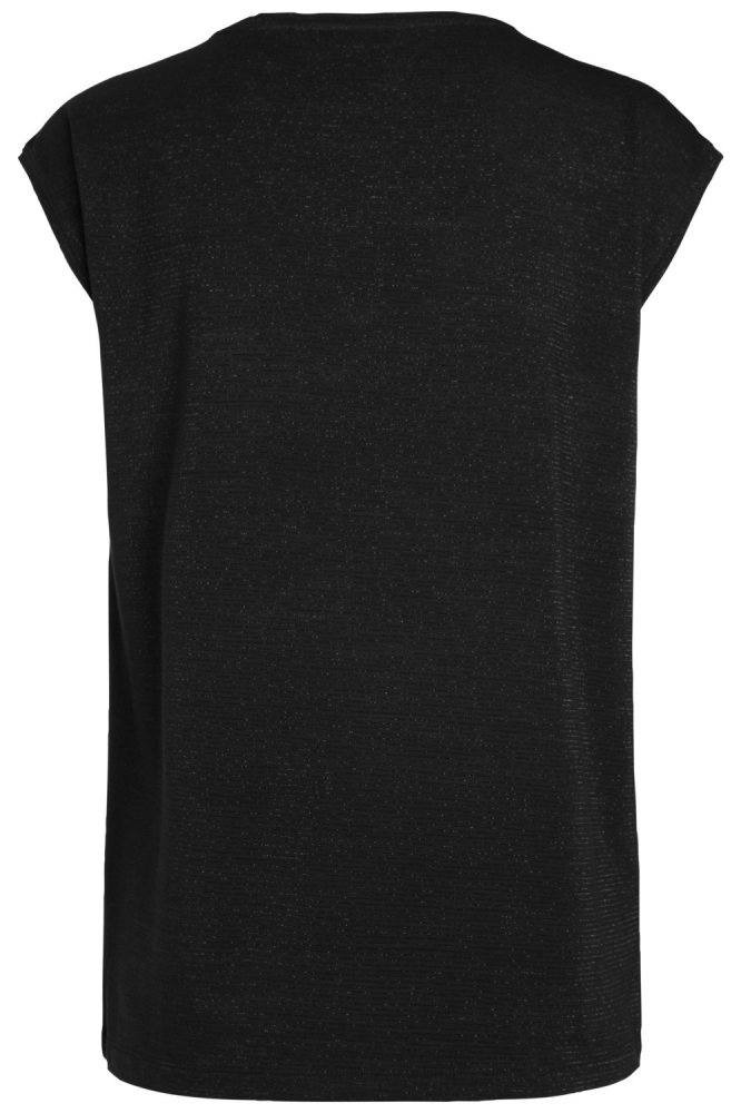 PCBILLO TEE LUREX STRIPES NOOS 17078572 Black/ Lurex Black